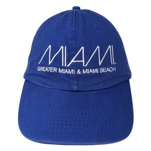 Miami Greater Miami & Miami Beach Slideback Baseball Cap Blue One Size Apollo